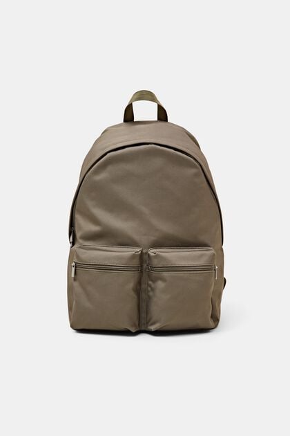 Woven Zip Pouch Backpack