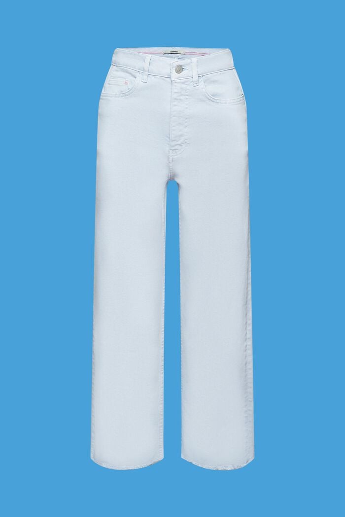 High-rise straight leg trousers, LIGHT BLUE, detail image number 7