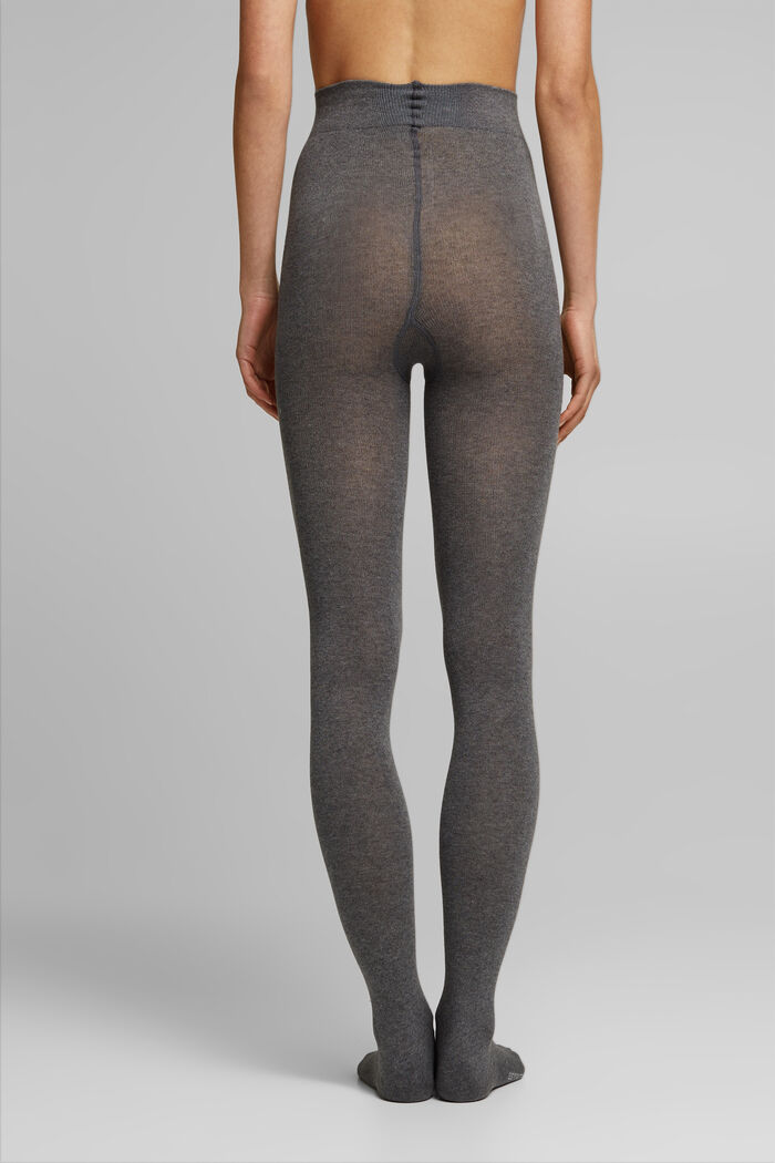 ESPRIT - Wool blend: melange tights at our online shop