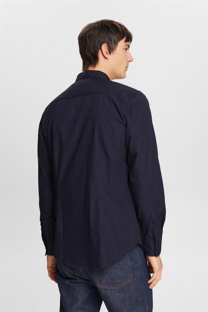 Stand-Up Collar Shirt, NAVY, detail image number 3