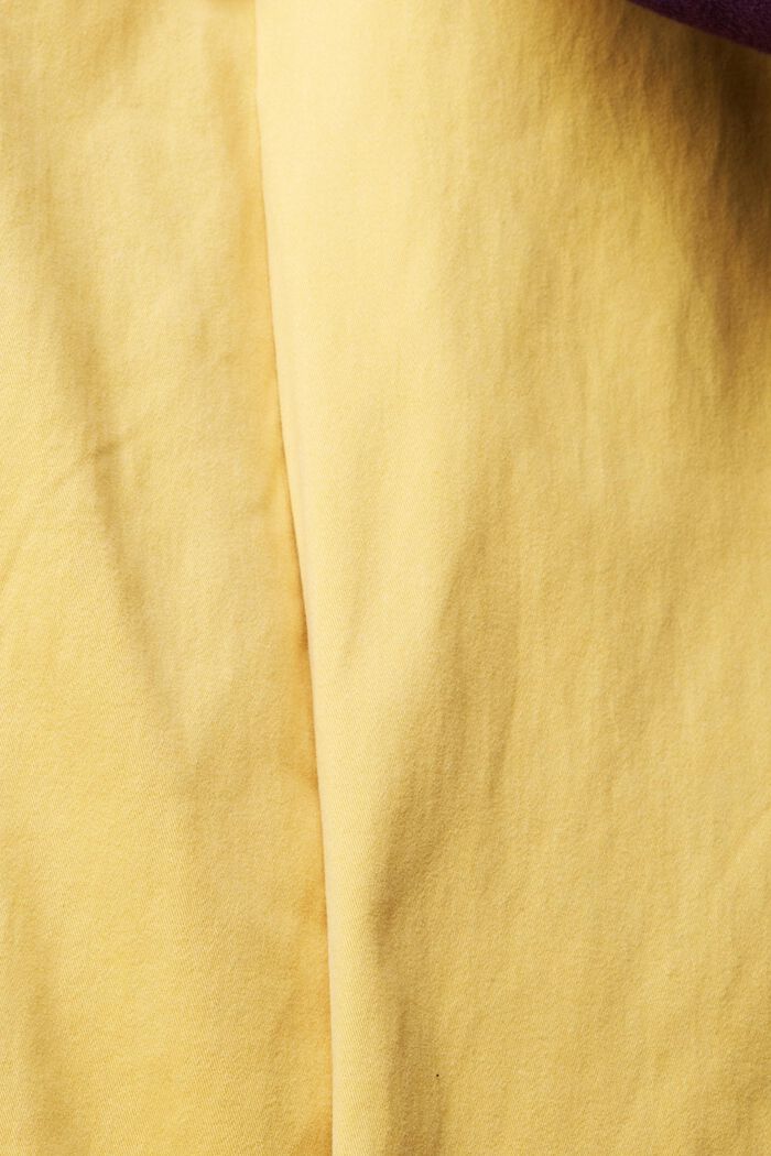 Cotton chinos, YELLOW, detail image number 1