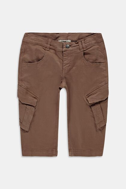 Short Cargo trousers with an adjustable waistband