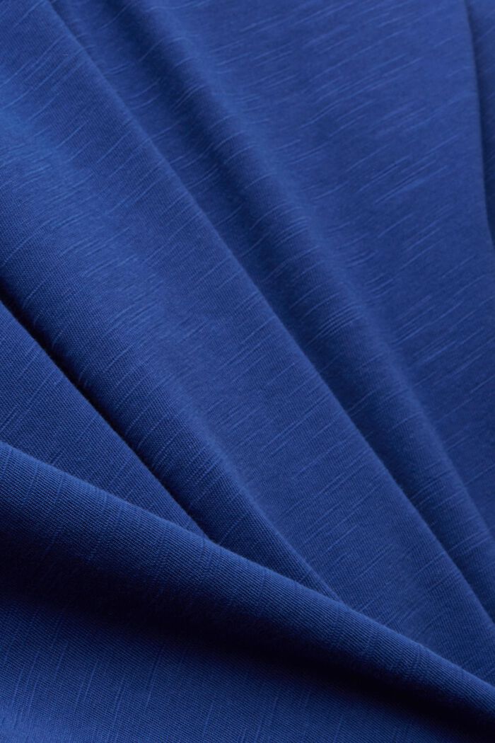 Slub cotton nightdress, DARK BLUE, detail image number 4