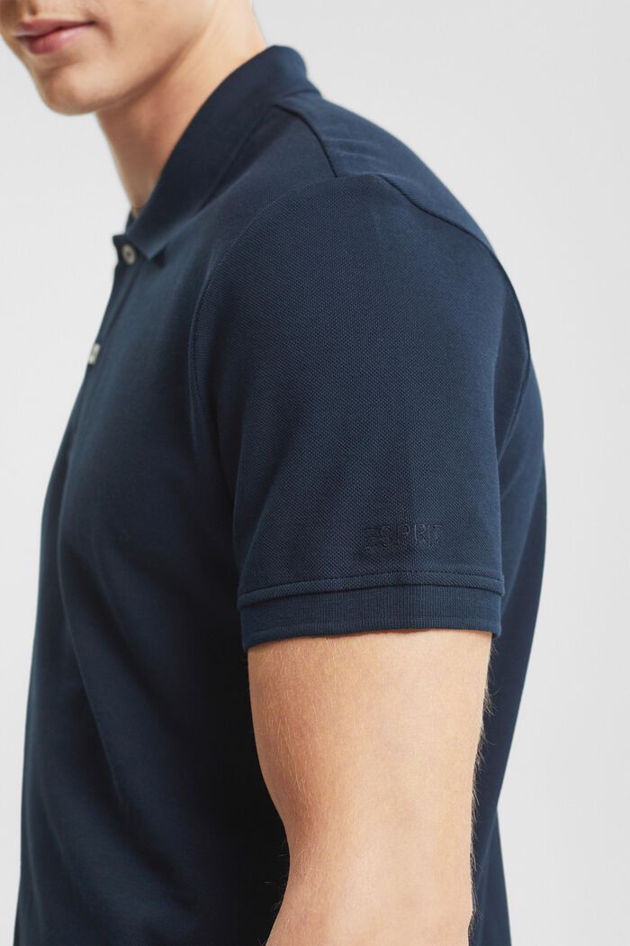 Slim fit polo shirt, NAVY, detail image number 2