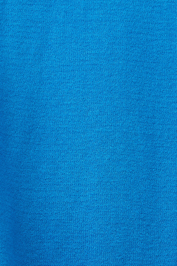 Mock neck jumper, LENZING™ ECOVERO™, BLUE, detail image number 5
