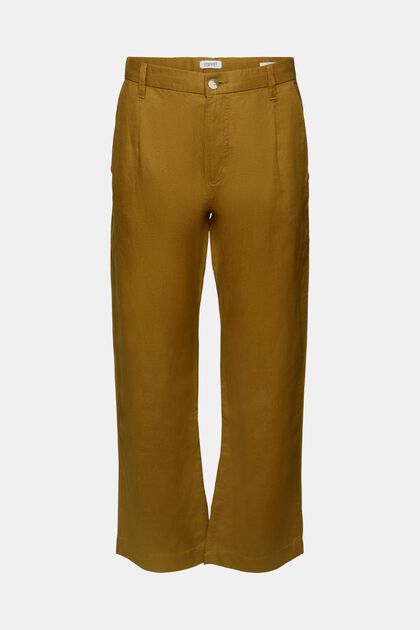 Linen-Cotton Vintage Straight Pants