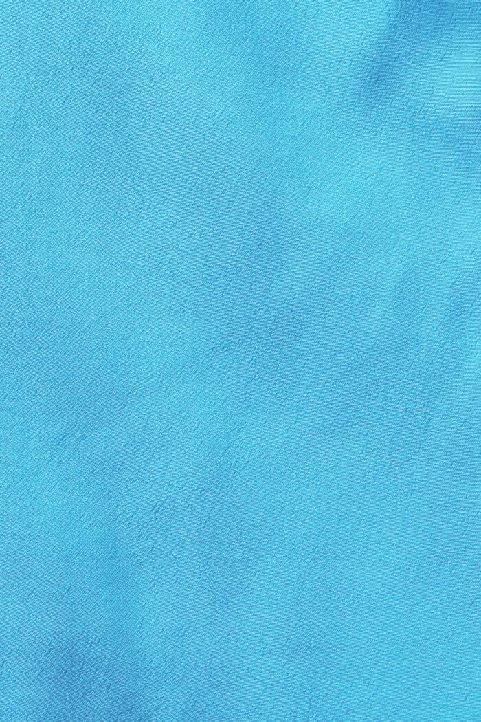 Crêpe Shirt Blouse, BLUE, detail image number 6