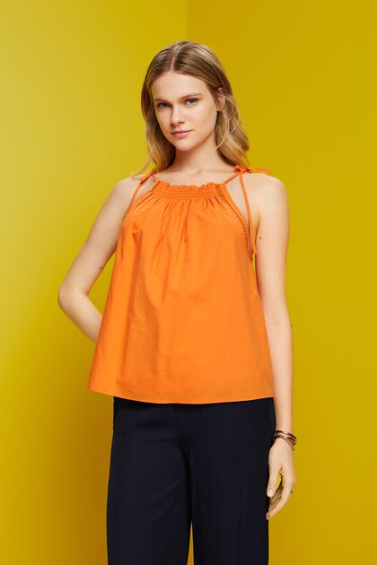 Camisole top with smock, TENCEL™