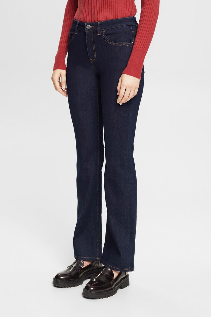 Super stretch jeans with organic cotton, BLUE RINSE, detail image number 0