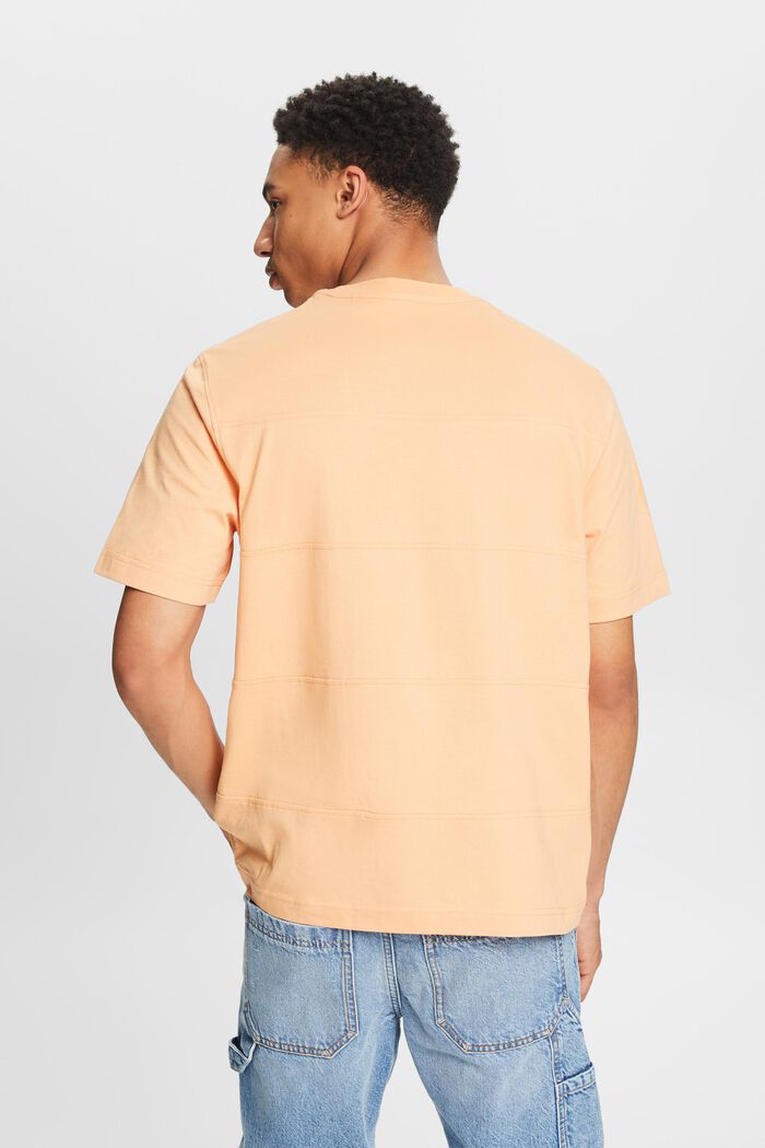 Organic Cotton Long-Sleeve T-Shirt, PASTEL ORANGE, detail image number 2