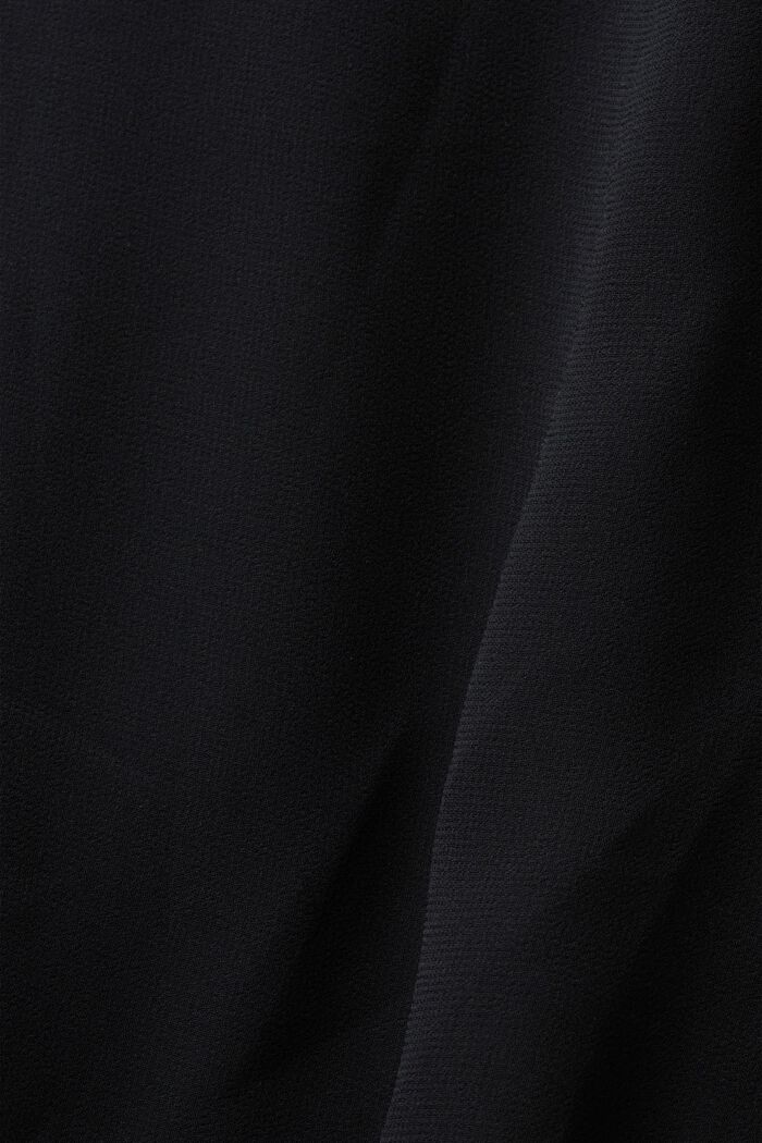 Chiffon Wide-Leg Jumpsuit, BLACK, detail image number 5