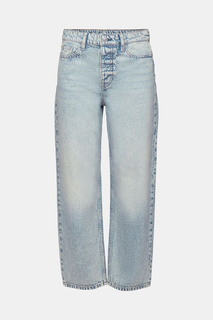 High-Rise Retro Loose Jeans, BLUE LIGHT WASHED, detail image number 7