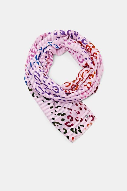 Animal print scarf, LENZING™ ECOVERO™