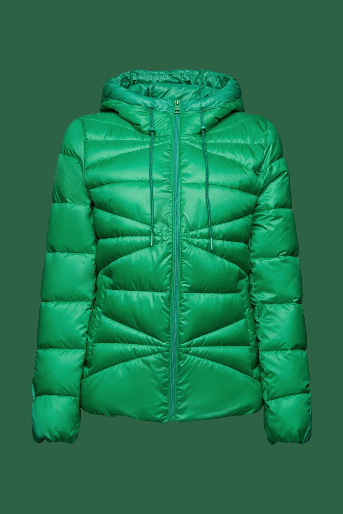 Padded Hooded Jacket, GREEN, detail image number 7