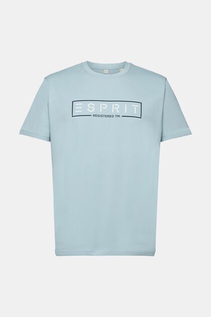 Jersey T-shirt with a logo print
