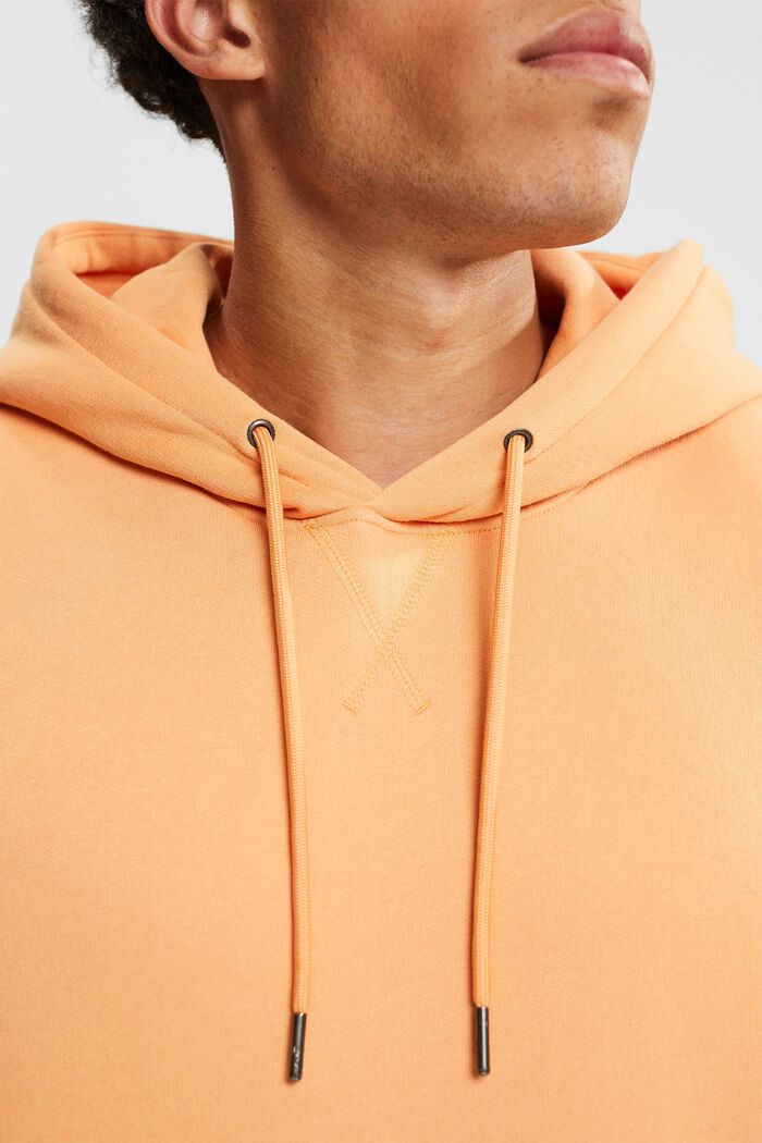Hooded sweatshirt made of recycled material, PEACH, detail image number 2