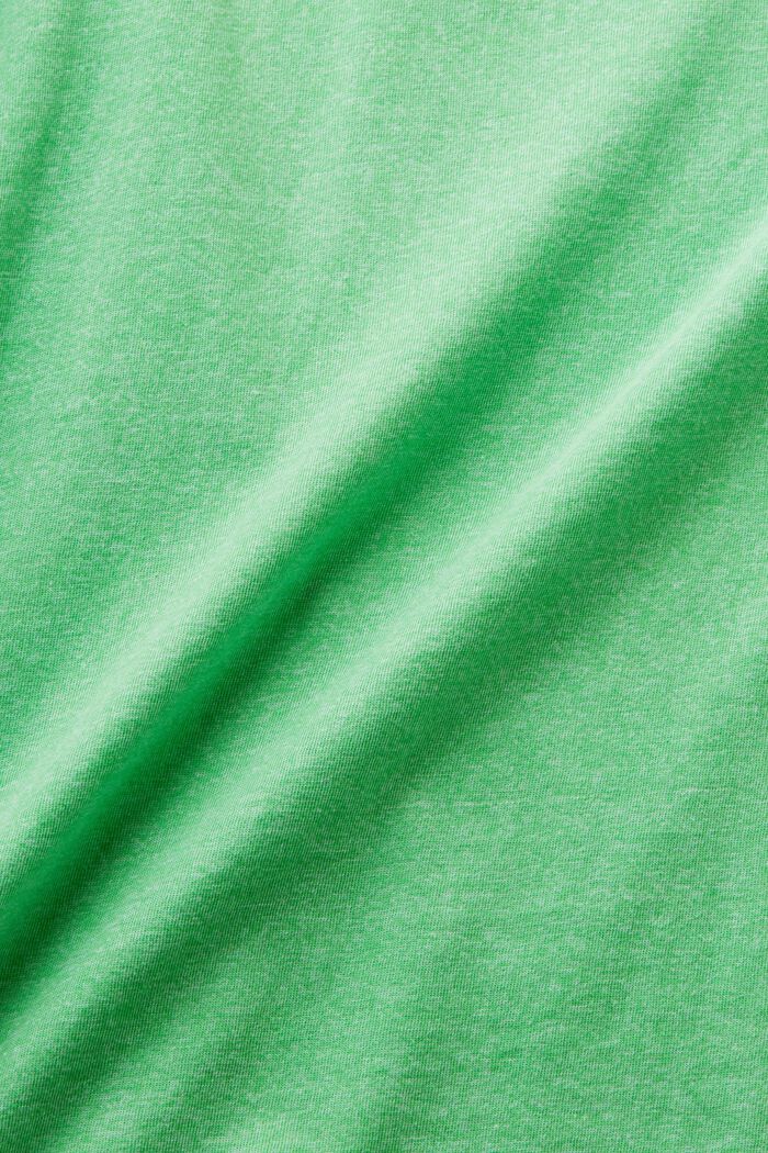 Melange T-Shirt, CITRUS GREEN, detail image number 4