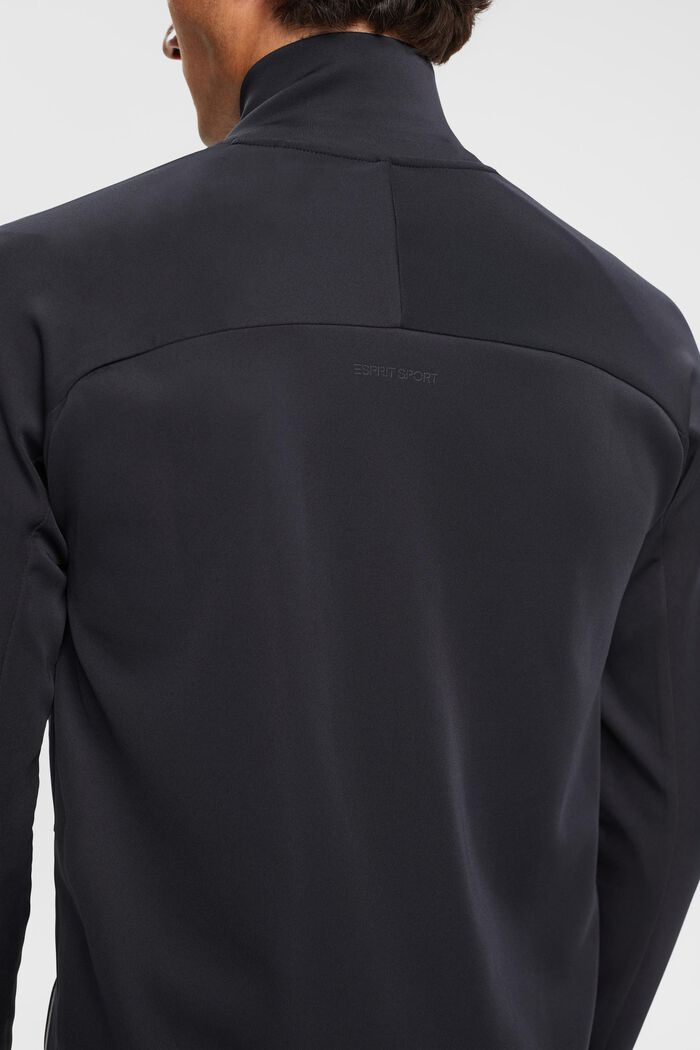 Active zip jacket, BLACK, detail image number 4