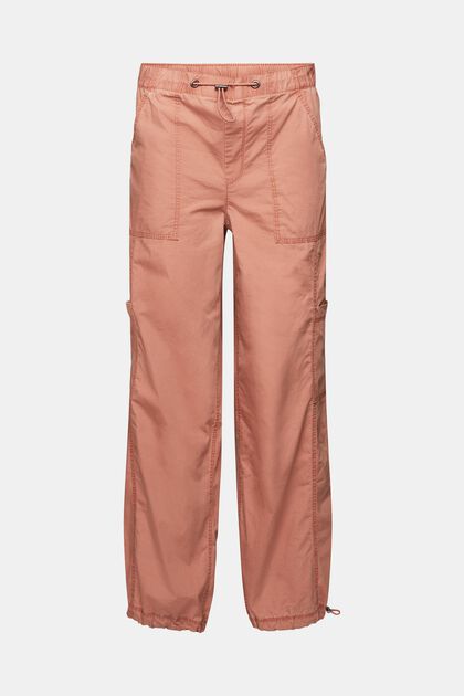 Pull-on cargo trousers, 100% cotton