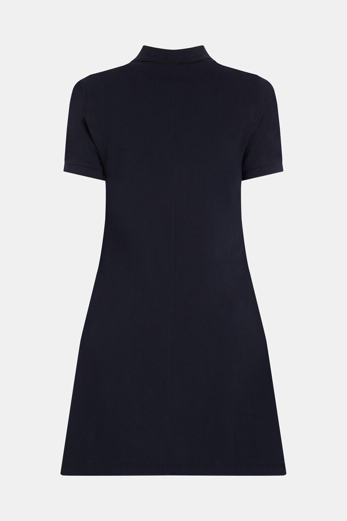 Dolphin Tennis Club Classic Polo Dress, BLACK, detail image number 5