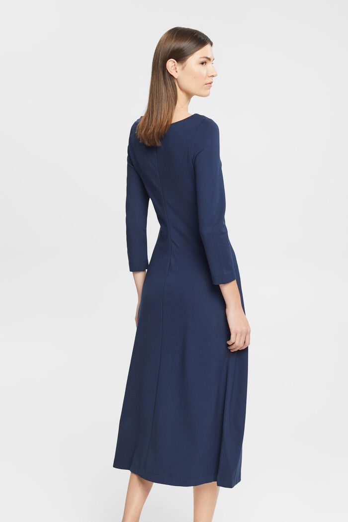 Fit and flare midi dress, NAVY, detail image number 3