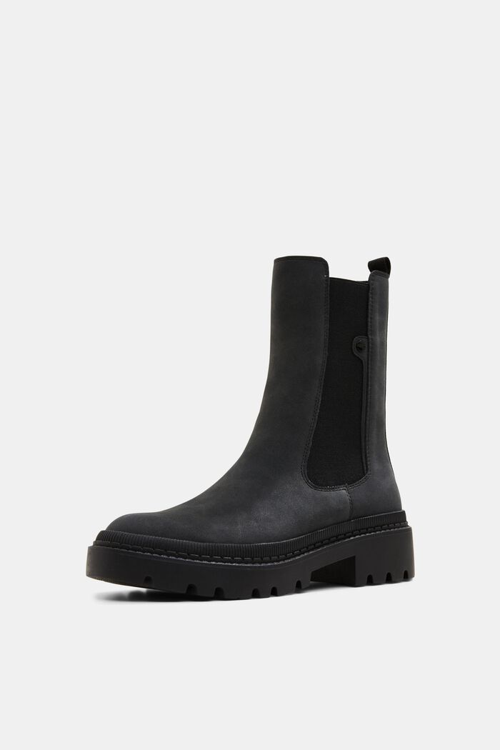 Chelsea boots with a high shaft, BLACK, detail image number 2