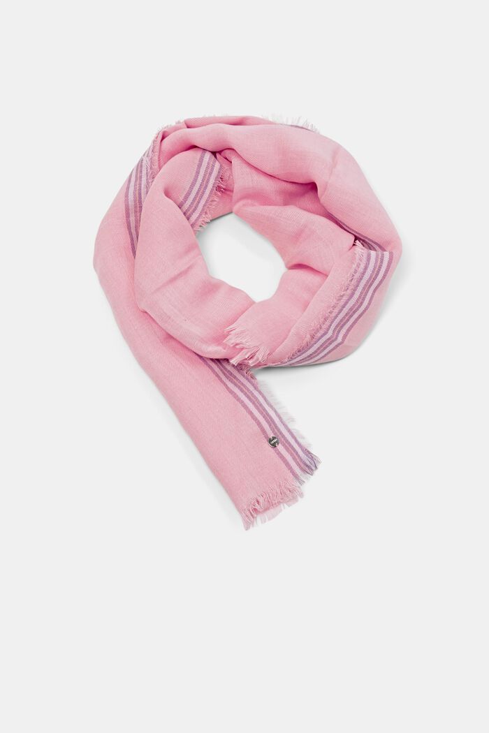 Twill scarf, PINK, detail image number 0