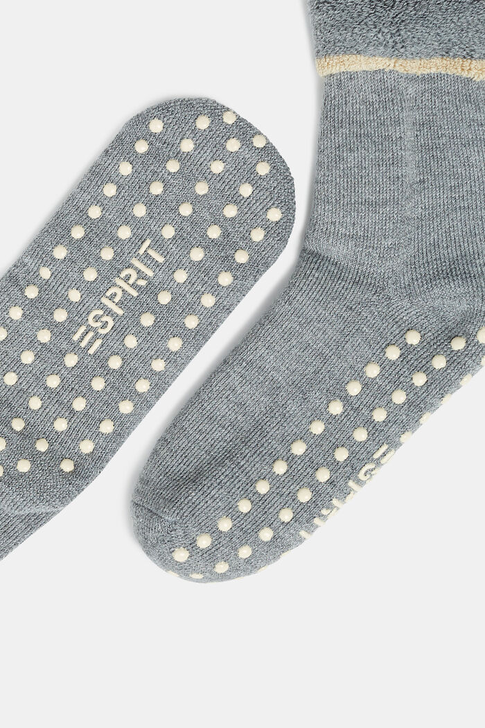 ESPRIT - Soft stopper socks, wool blend at our online shop