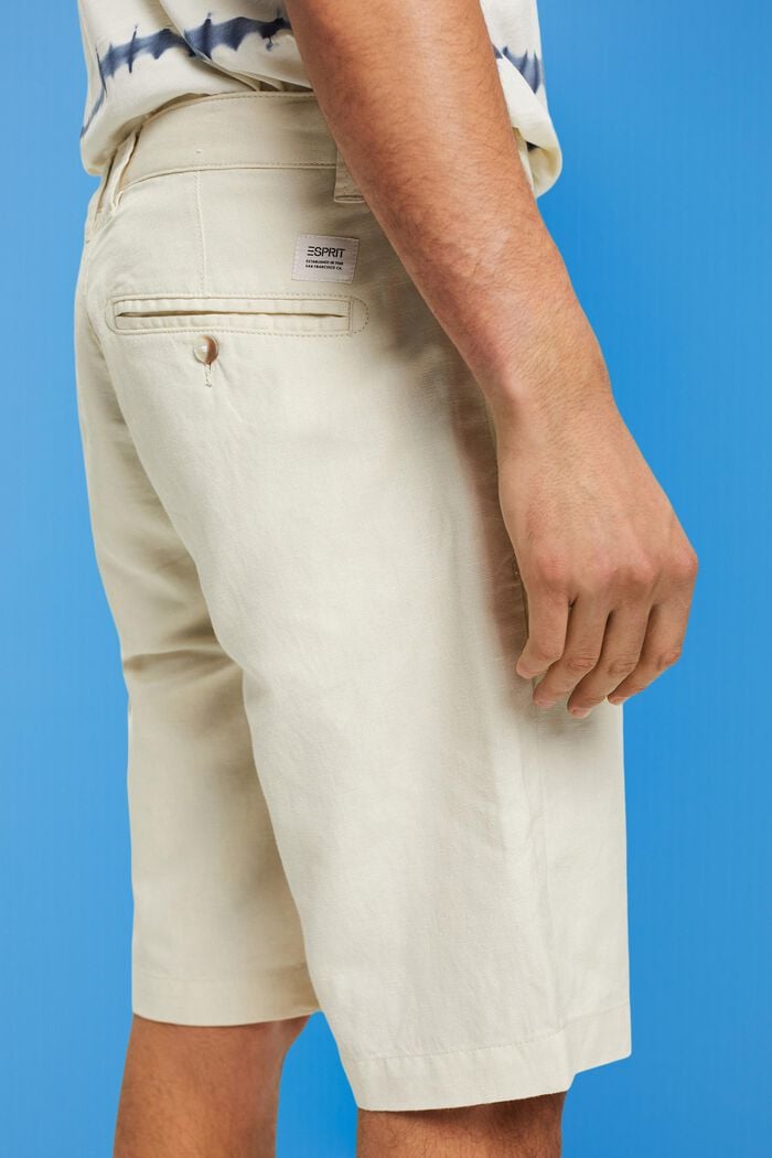 Chino-style shorts, CREAM BEIGE, detail image number 2
