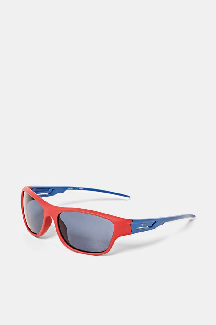 Sports sunglasses with flexible temples, RED, detail image number 2