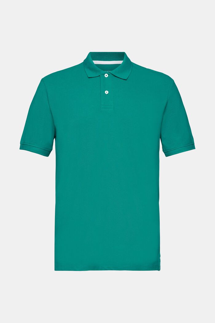 Slim fit polo shirt, EMERALD GREEN, detail image number 7