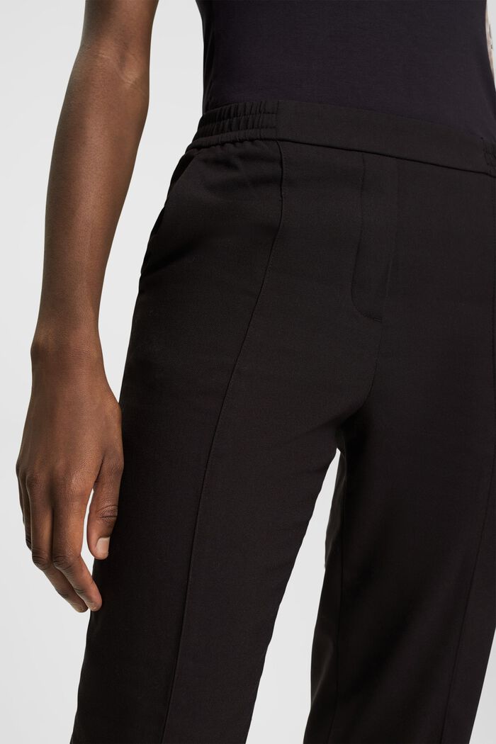 Tapered leg trousers, BLACK, detail image number 2