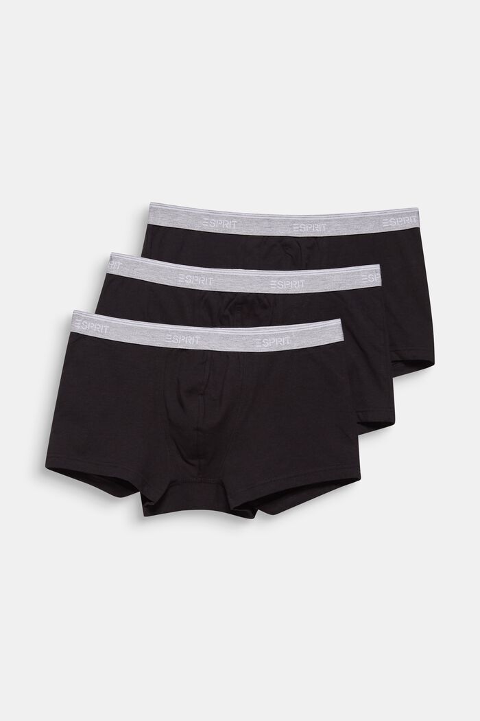 Triple pack: Hipster shorts with a logo waistband, BLACK, detail image number 0