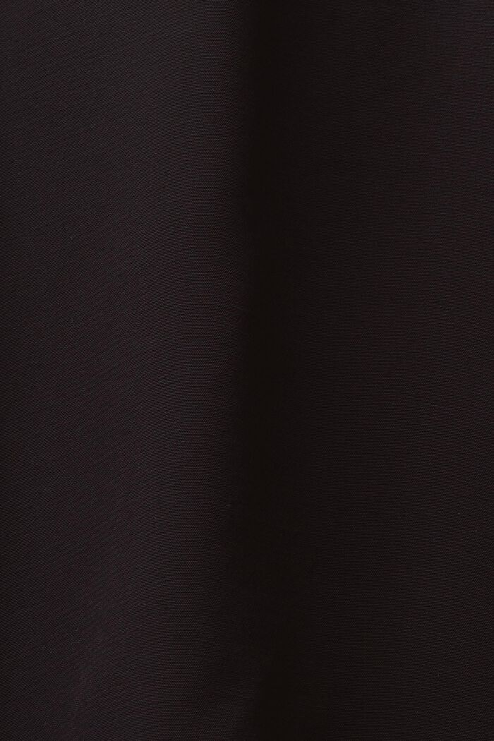 Crêpe A-Line Mini Skirt, BLACK, detail image number 5
