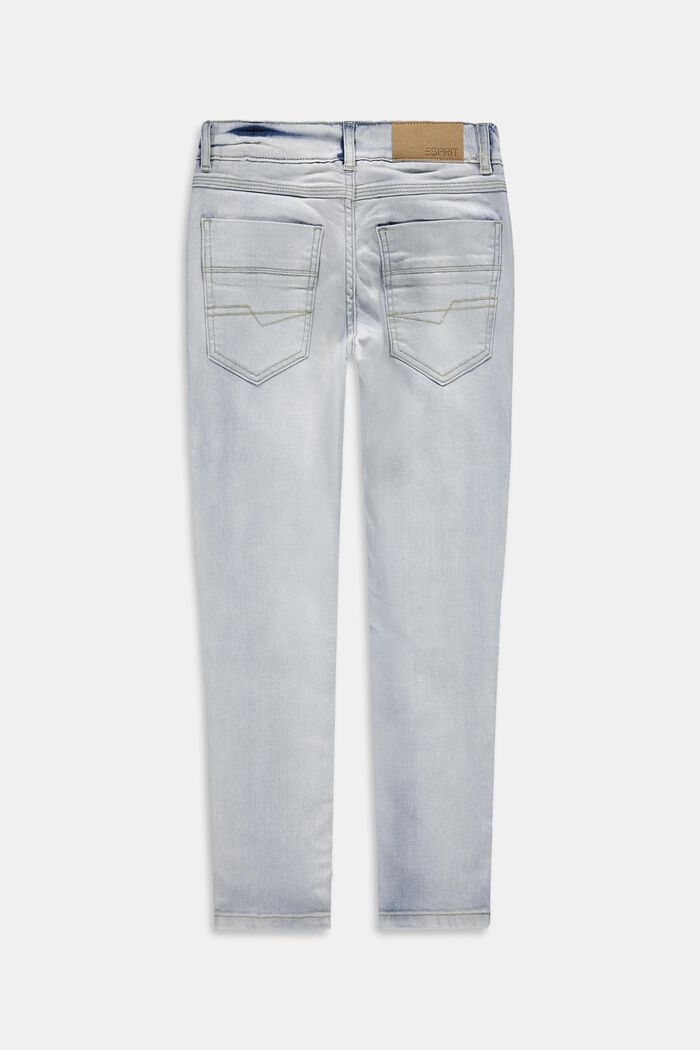Stretch jeans with an adjustable waist