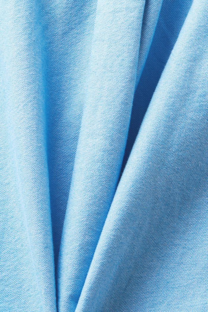 Cotton Oxford Shirt, BLUE, detail image number 5