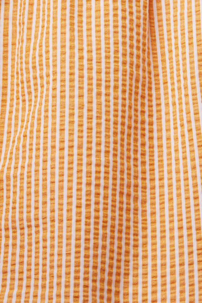 Textured swimming shorts with stripes, ORANGE, detail image number 5
