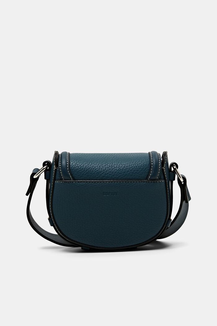 Faux leather cross body bag, TEAL GREEN, detail image number 2