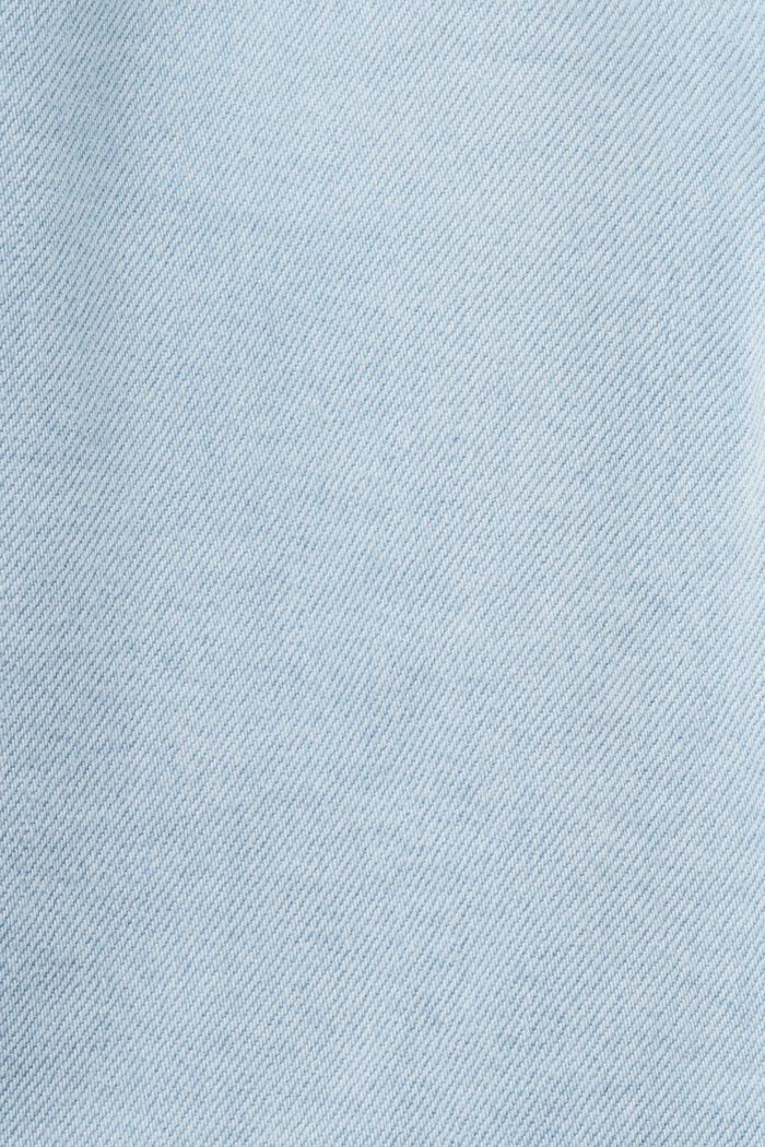 Mid-rise denim mini skirt, BLUE BLEACHED, detail image number 6