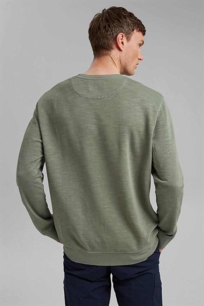 Sweatshirt made of 100% organic cotton, LIGHT KHAKI, detail image number 3