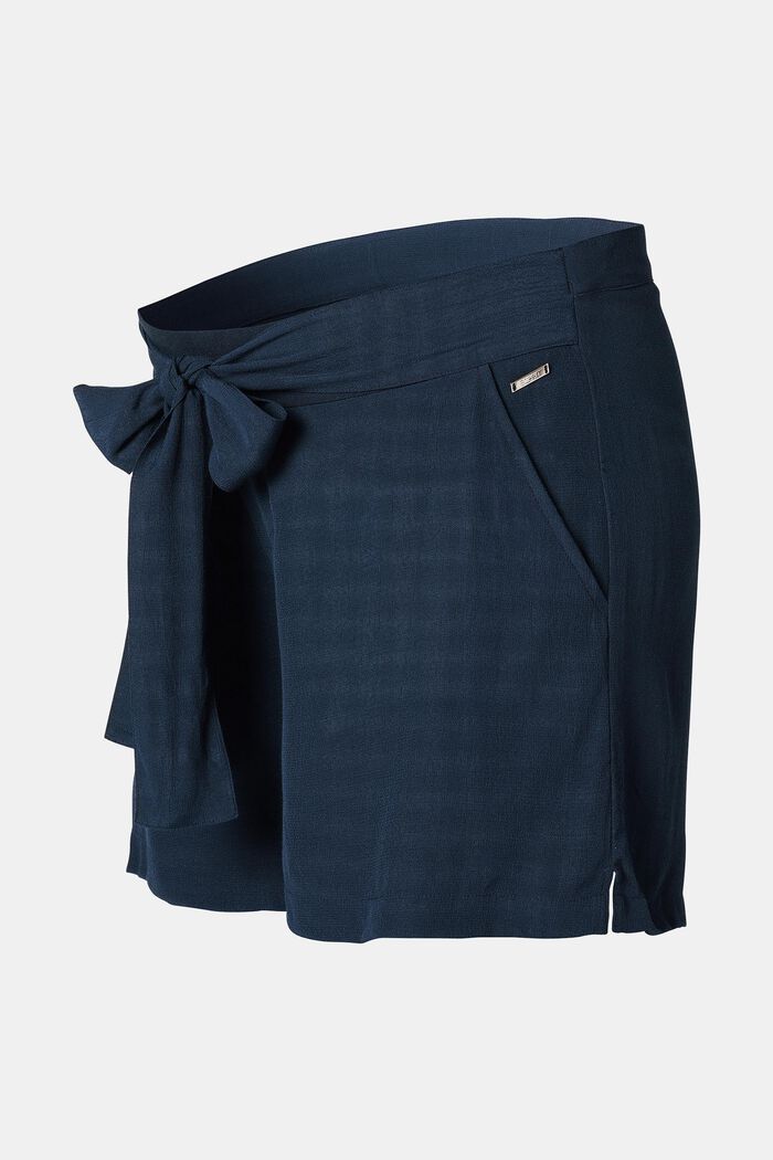 Woven shorts with an under-bump waistband, NIGHT SKY BLUE, detail image number 6
