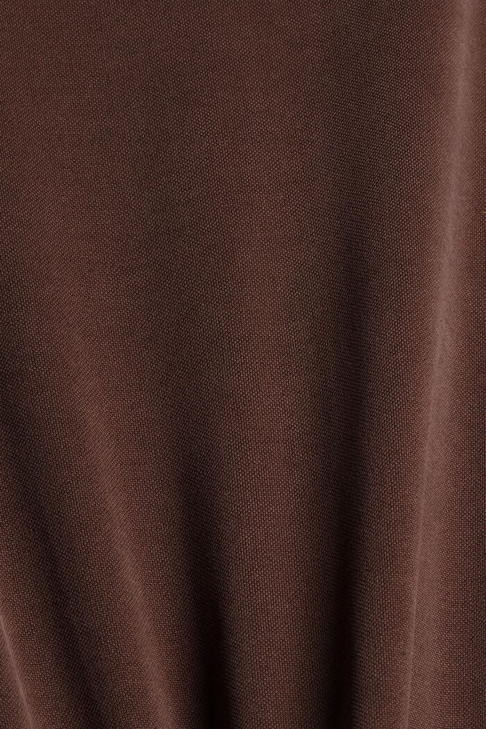 Jumpsuit with a matt shimmer, RUST BROWN, detail image number 4
