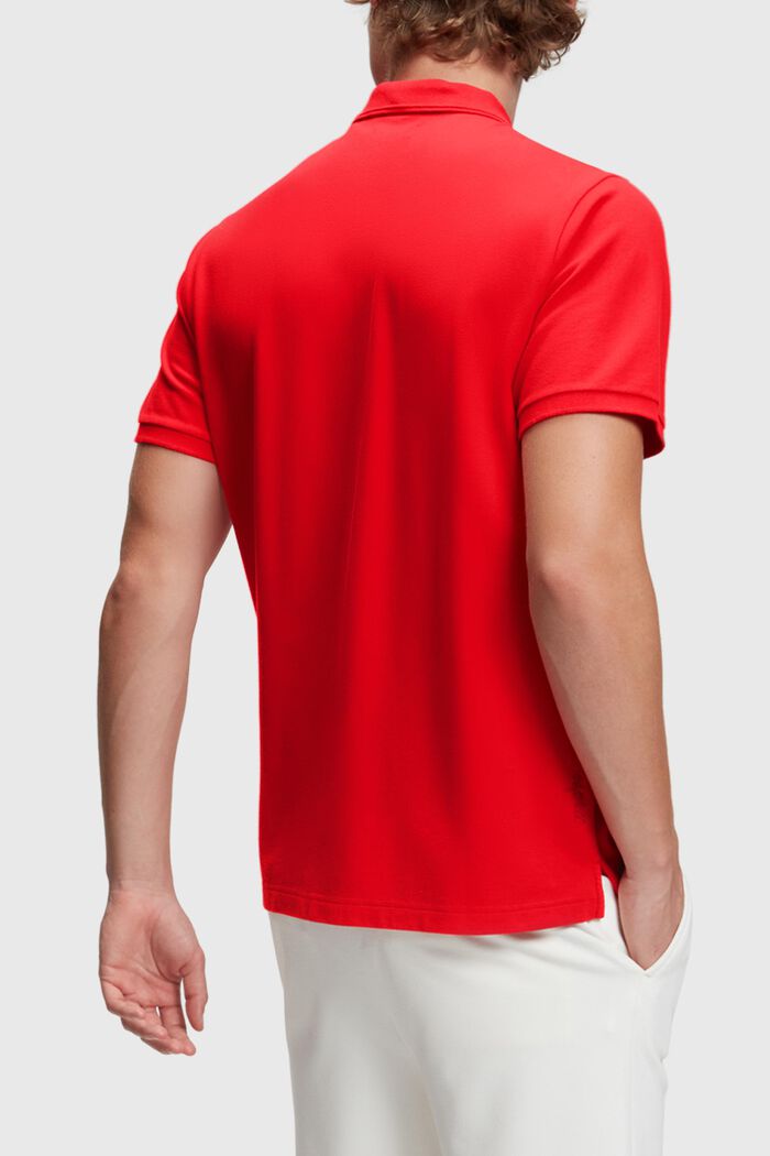 Dolphin Tennis Club Classic Polo, RED, detail image number 1