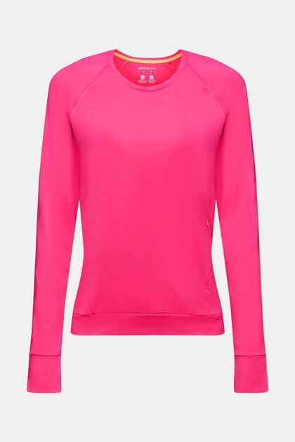 Long-sleeved sports top with E-Dry