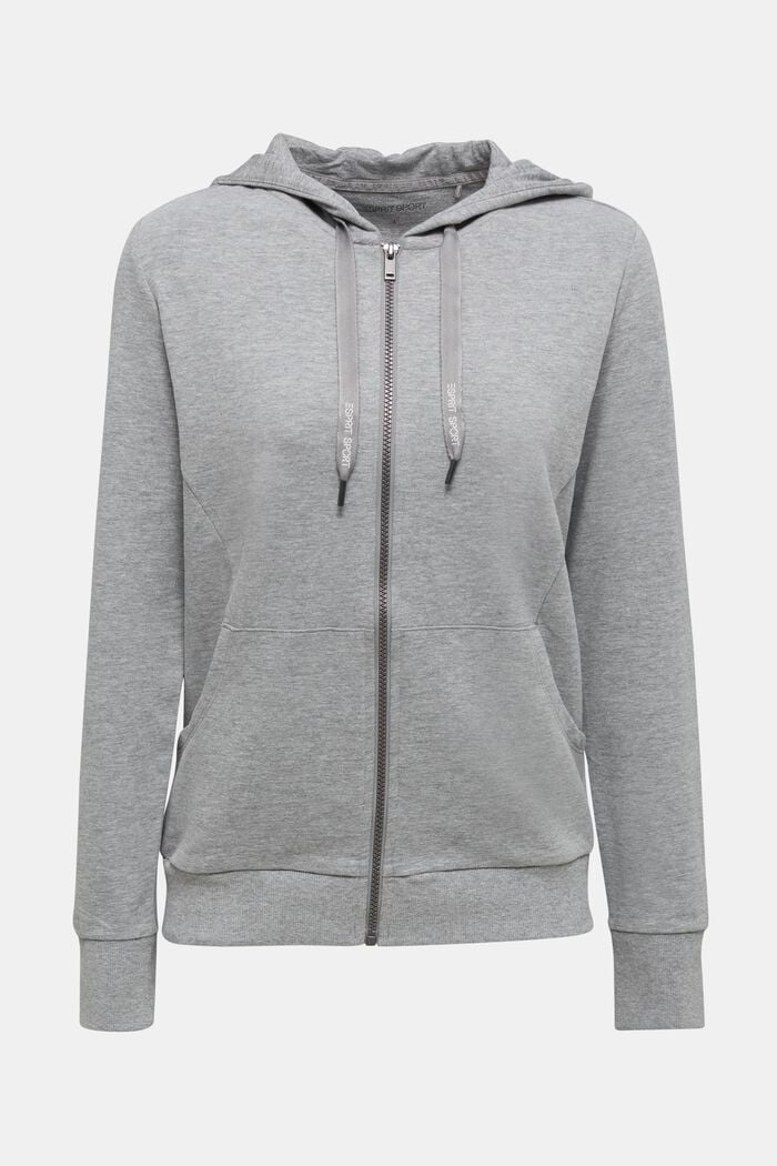 Velvety hoodie with organic cotton
