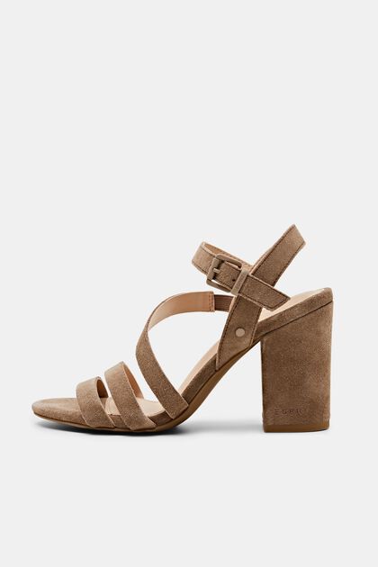 Block heeled strap sandals