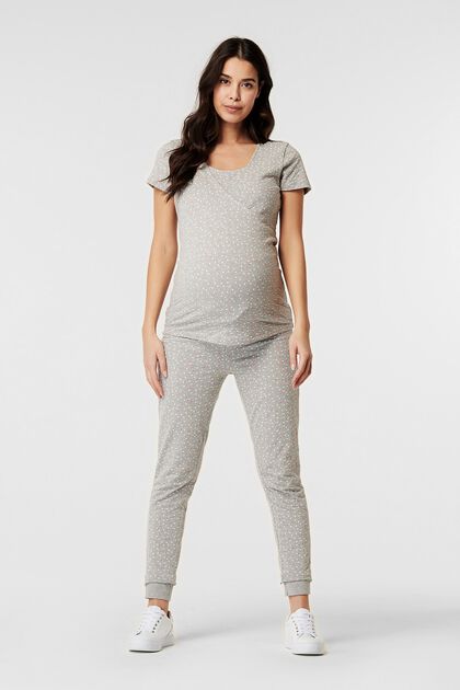 Pyjama set with star print, organic cotton