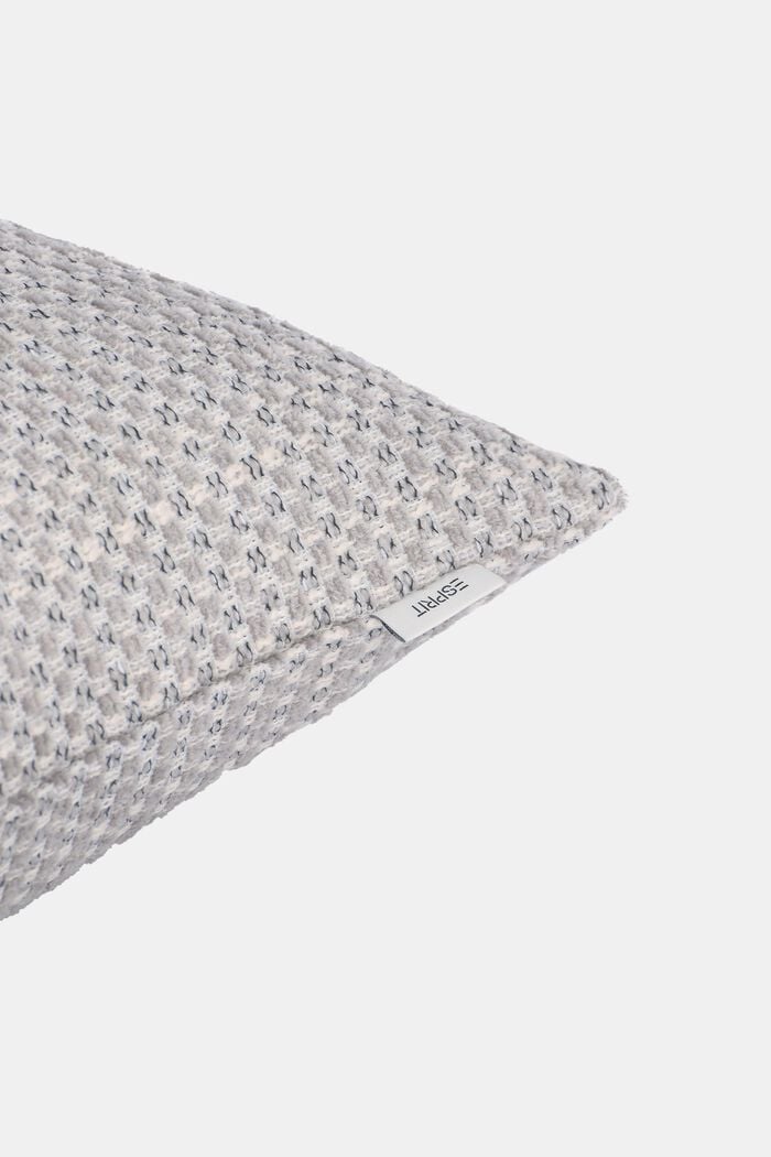 Textured bouclé cushion cover, GREY, detail image number 1