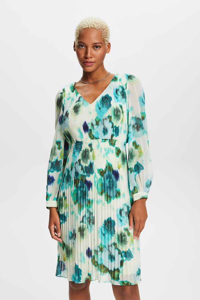 ESPRIT - dress with all-over floral print at our online shop