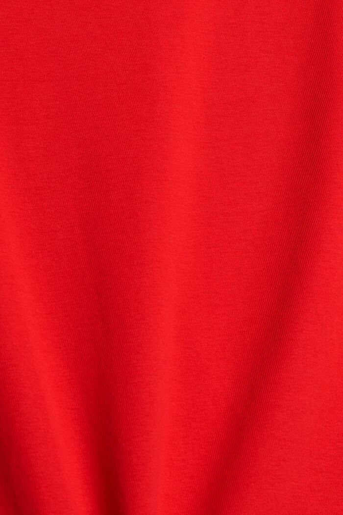 Long sleeve top, ORANGE RED, detail image number 1